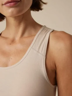 Yoga Bra aus Bio Baumwolle, 73 camelie, 38, GOTS