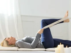 Yoga-Gurt mit Schlaufen, 100 % Baumwolle, Baumwolle kbA