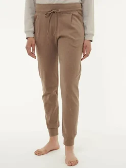 Yogahose aus Bio Baumwolle, 62 walnuss melange, 38, GOTS