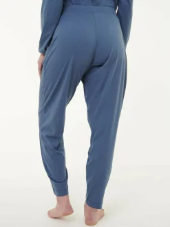 Yogahose aus Bio Baumwolle, 33 vintage indigo, S