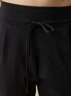 Yogahose aus Bio Baumwolle, 01 schwarz, 38, GOTS