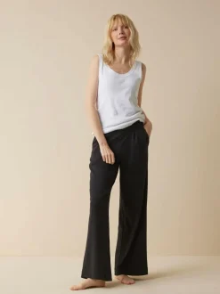 Yogahose aus Bio Baumwolle, 01 schwarz, 38, GOTS