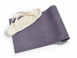 Yogamatte aus Naturkautschuk, rauch, 62 x 182 cm, 100 % Naturkautschuk