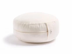 ZAFU Sitzkissen-Überzug, natur, 32 x 12 cm, 100 % Baumwolle, GOTS, NATURTEXTIL BEST