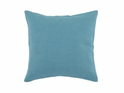 Zierkissenbezug ARIANA, meerblau, 40 x 40 cm, 60% Baumwolle/40% Leinen, GOTS