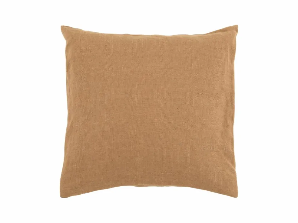 Zierkissenbezug ARIANA, nougat, 40 x 40 cm, 60 % Baumwolle/40 % Leinen, GOTS