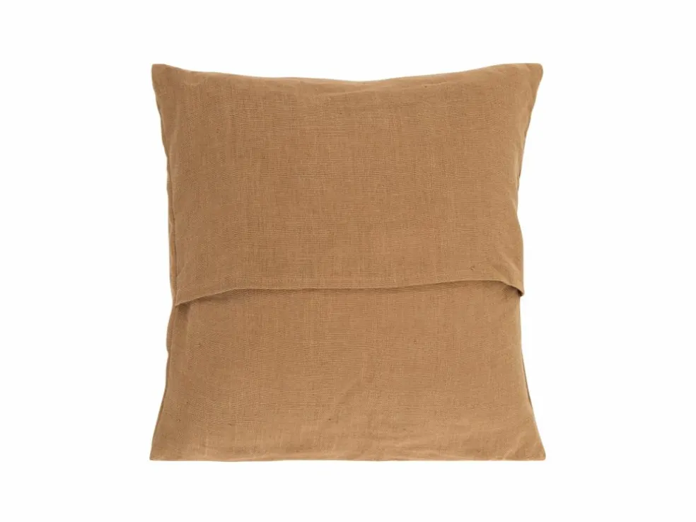 Zierkissenbezug ARIANA, nougat, 40 x 40 cm, 60 % Baumwolle/40 % Leinen, GOTS