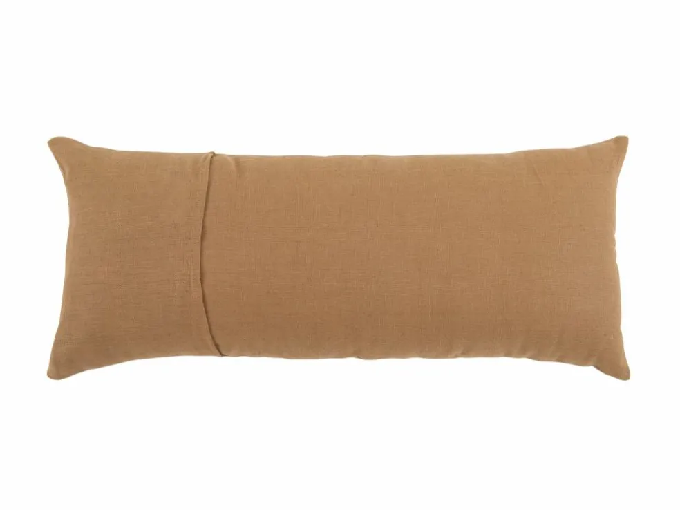 Zierkissenbezug ARIANA, nougat, 35 x 80 cm, 60% Baumwolle/40% Leinen, GOTS